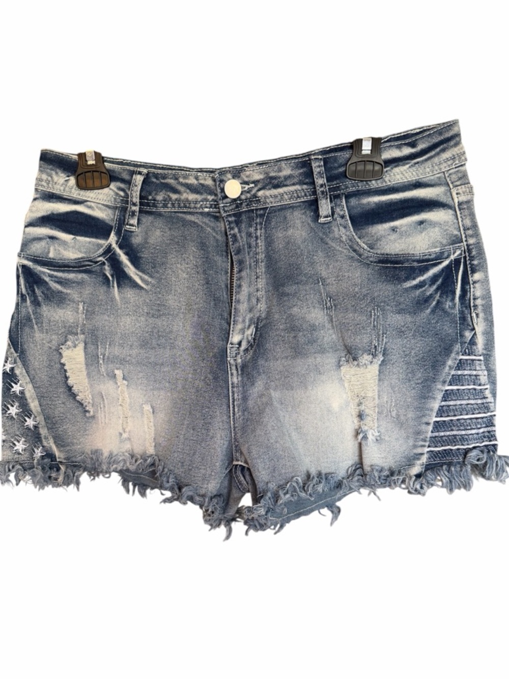 Women's Distressed Jean Shorts